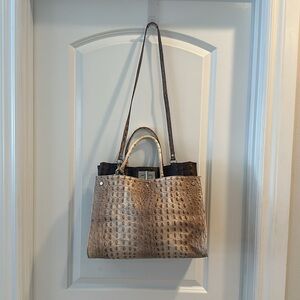 🇮🇹Alligator Large Tote w/Strap🇮🇹